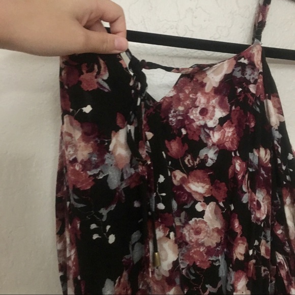 floral cold shoulder mini dress! - Picture 4 of 6